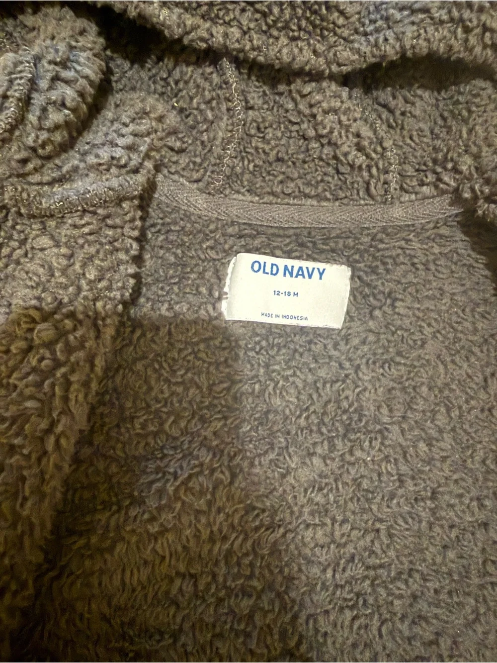 Carter’s Child of Mine Winter Coat & Old Navy Zip-Up Fleece Bear Jacket